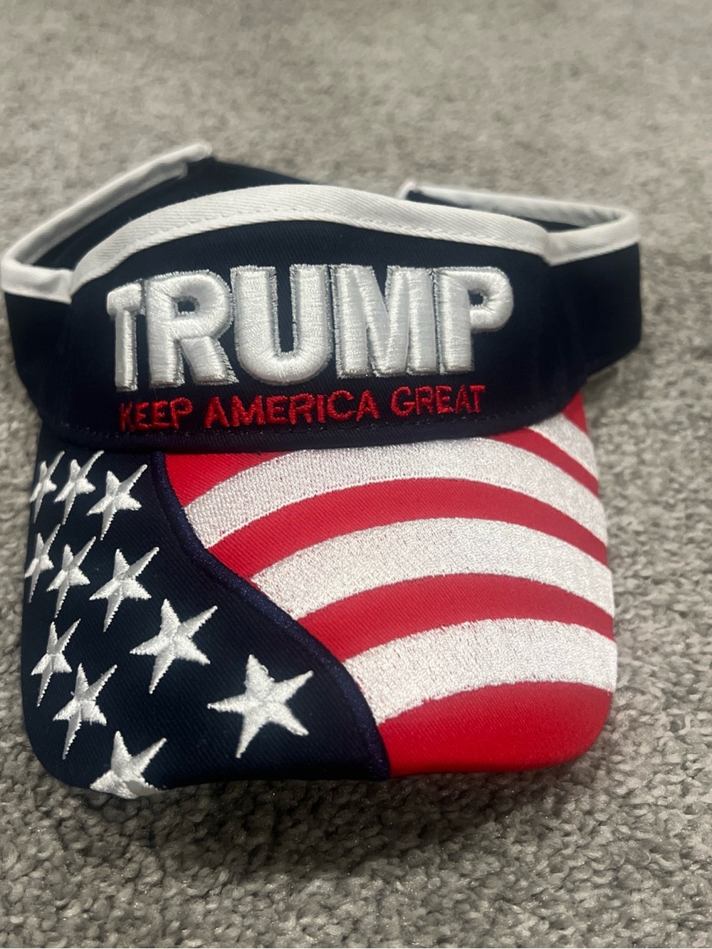 Keep America Great Red, White & Blue Visor